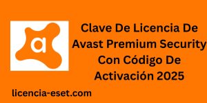 Clave De Licencia De Avast Premium Security 25.8 Con Código De Activación 2025